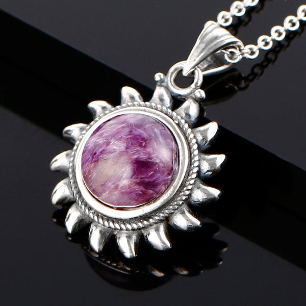 Charoite necklace