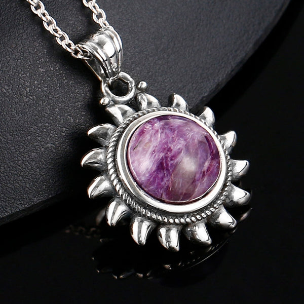 Charoite necklace