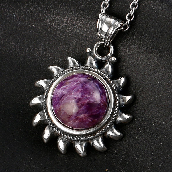 Charoite necklace