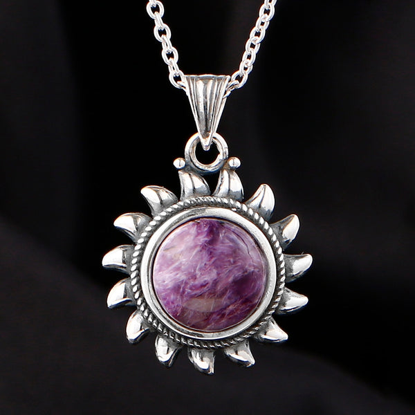 Charoite necklace