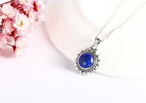 Zilveren Lapis Lazuli ketting