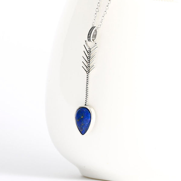 Lapis Lazuli zilveren ketting