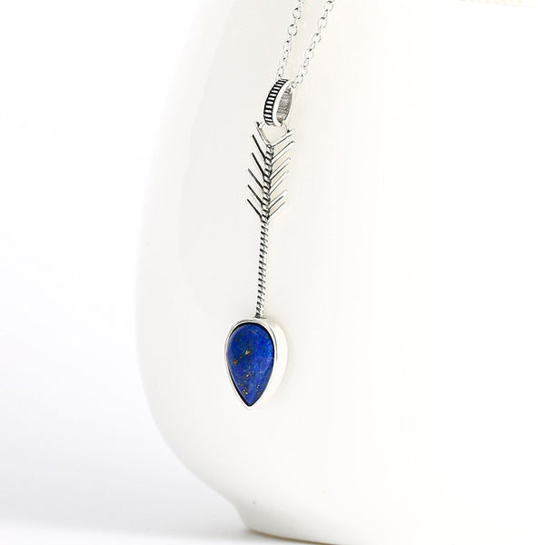 Silver Lapis Lazuli necklace