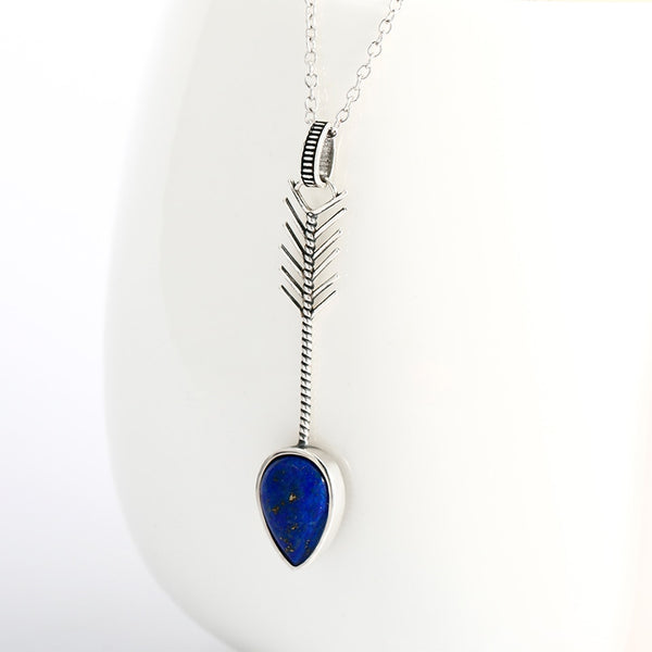Silver Lapis Lazuli necklace