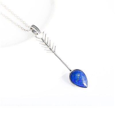 Silver Lapis Lazuli necklace