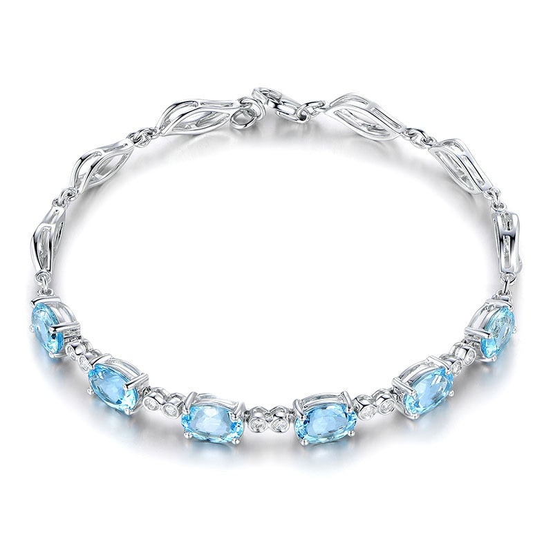 Aquamarine bracelet