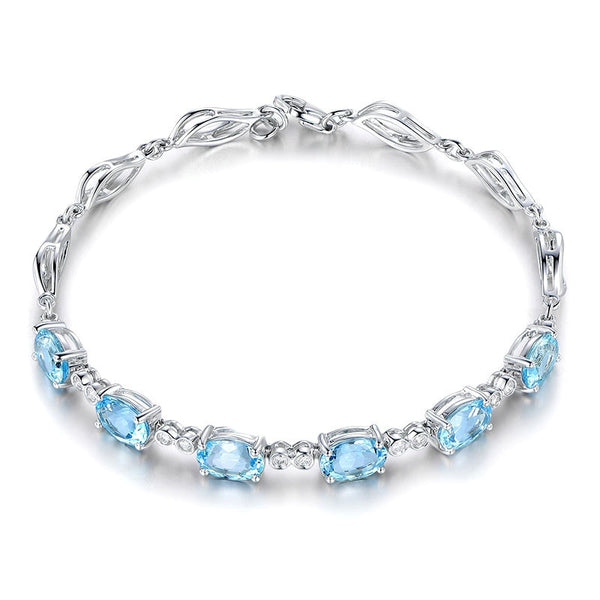 Aquamarine bracelet