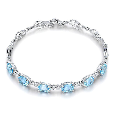 Aquamarine bracelet