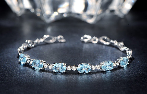 Aquamarine bracelet