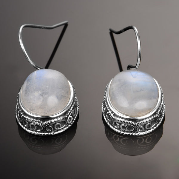 Moonstone earrings