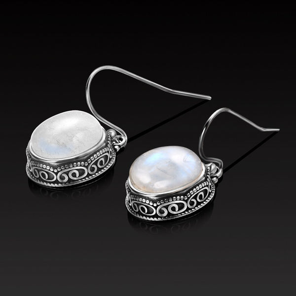 Moonstone earrings