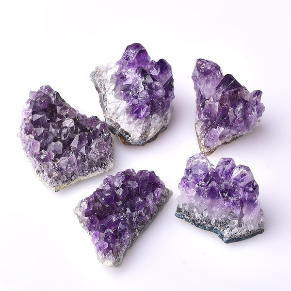Amethyst rock crystal
