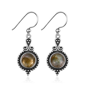 Labradorite earrings