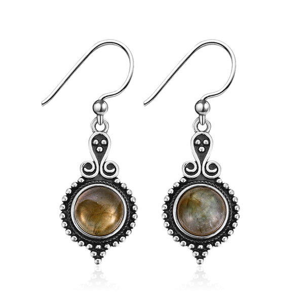 Labradorite earrings