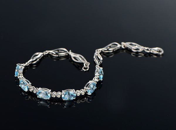 Aquamarine bracelet