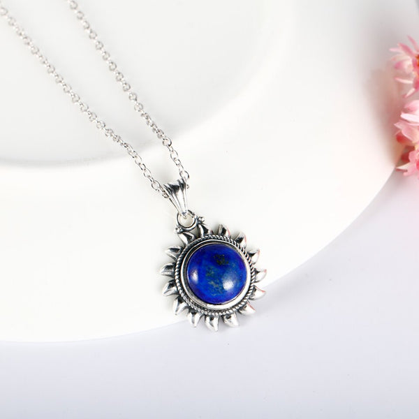 Silver Lapis Lazuli necklace